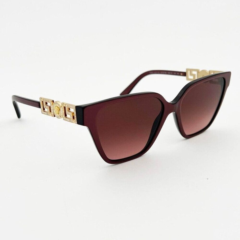 NWT Versace VE4471B Pastel Pink Rectangle 56mm Sunglasses